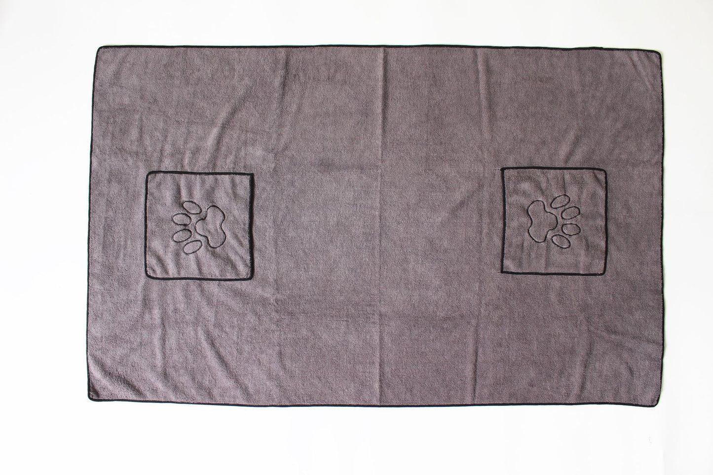 Mikrofiberhandduk för husdjur - grå (50×100 cm)
