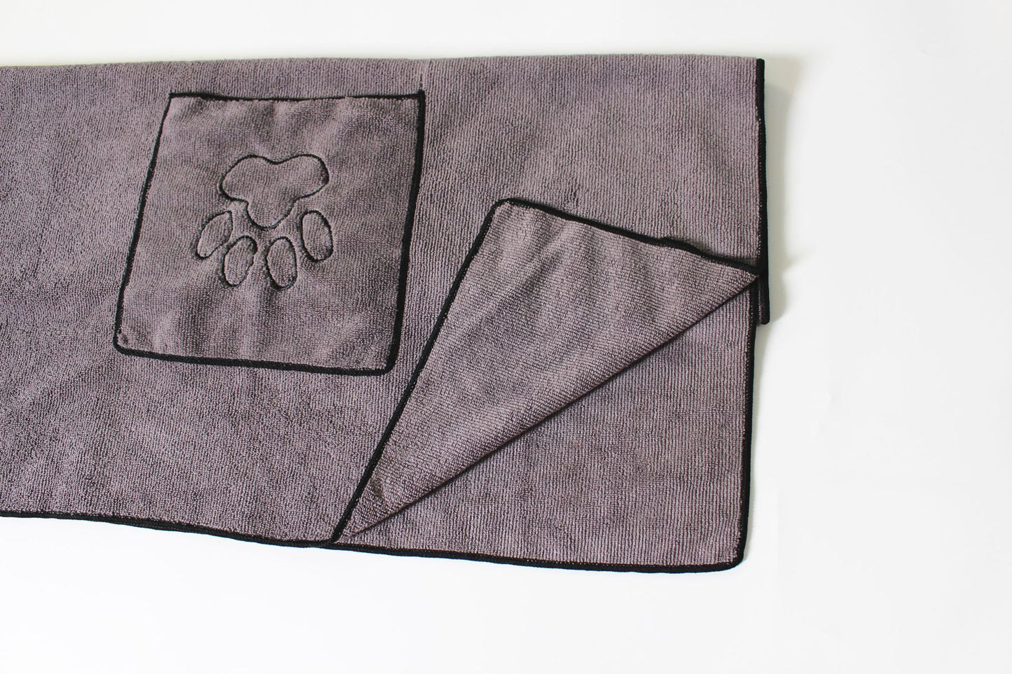 Mikrofiberhandduk för husdjur - grå (50×100 cm)